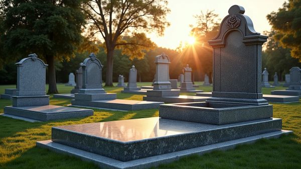 Explorez les options de pierres tombales en granite sur mesure